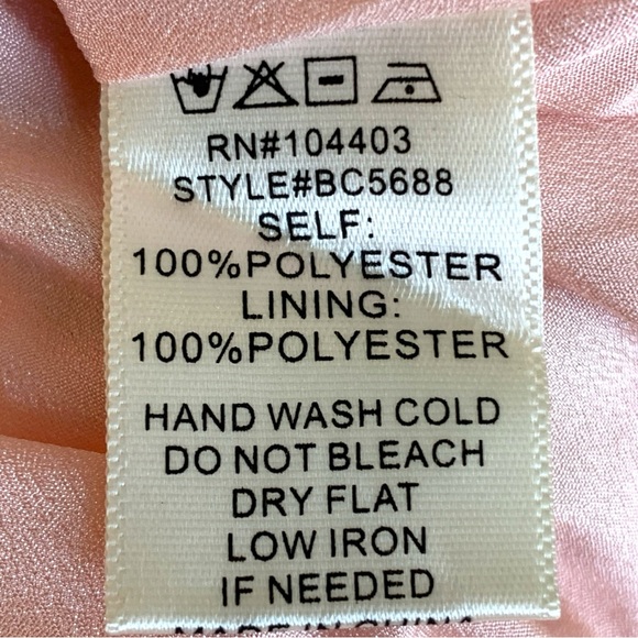 J.O.A. PEACH/GREY PINSTRIPED HALTER TOP SUNDRESS WITH TIE BOW BACK. WOMEN SZ SM - Picture 10 of 10